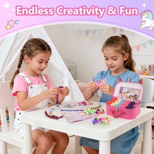 50% Off Bracelet Making Kit for Girls 8-12, 1200 Looms - Image 3