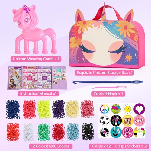 50% Off Bracelet Making Kit for Girls 8-12, 1200 Looms - Image 4