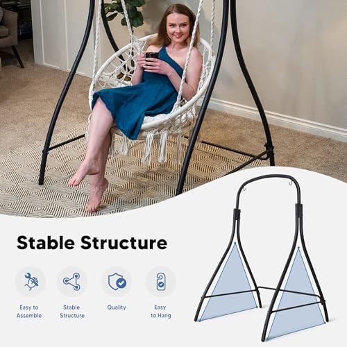 20% Off SUNCREAT Indoor/Outdoor Hammock Chair with Stand - Image 3