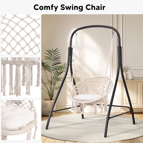 20% Off SUNCREAT Indoor/Outdoor Hammock Chair with Stand - Image 5