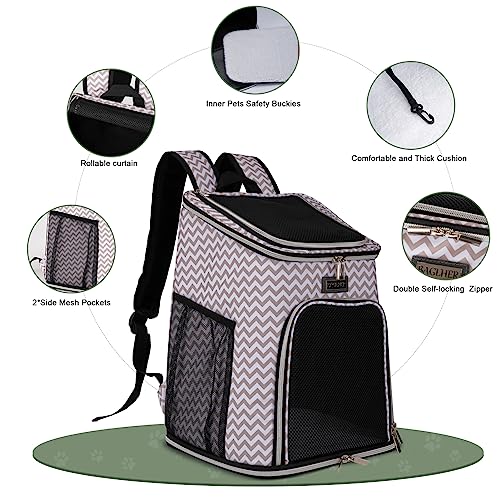20% Off BAGLHER Mesh Pet Carrier Backpack for Cats & Dogs - Image 4