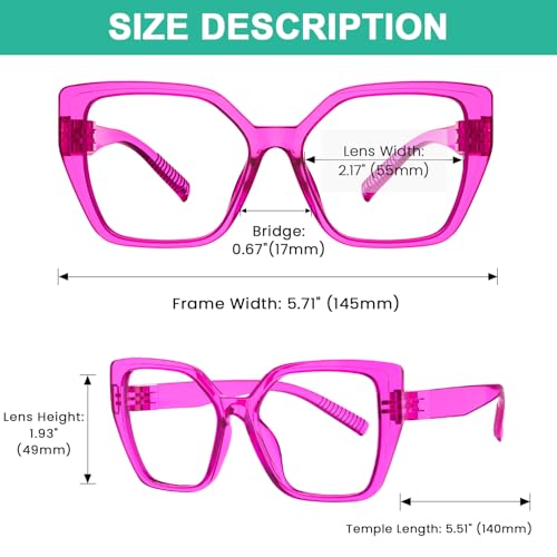 6-Pack Blue Light Blocking Reading Glasses for Women - Image 6