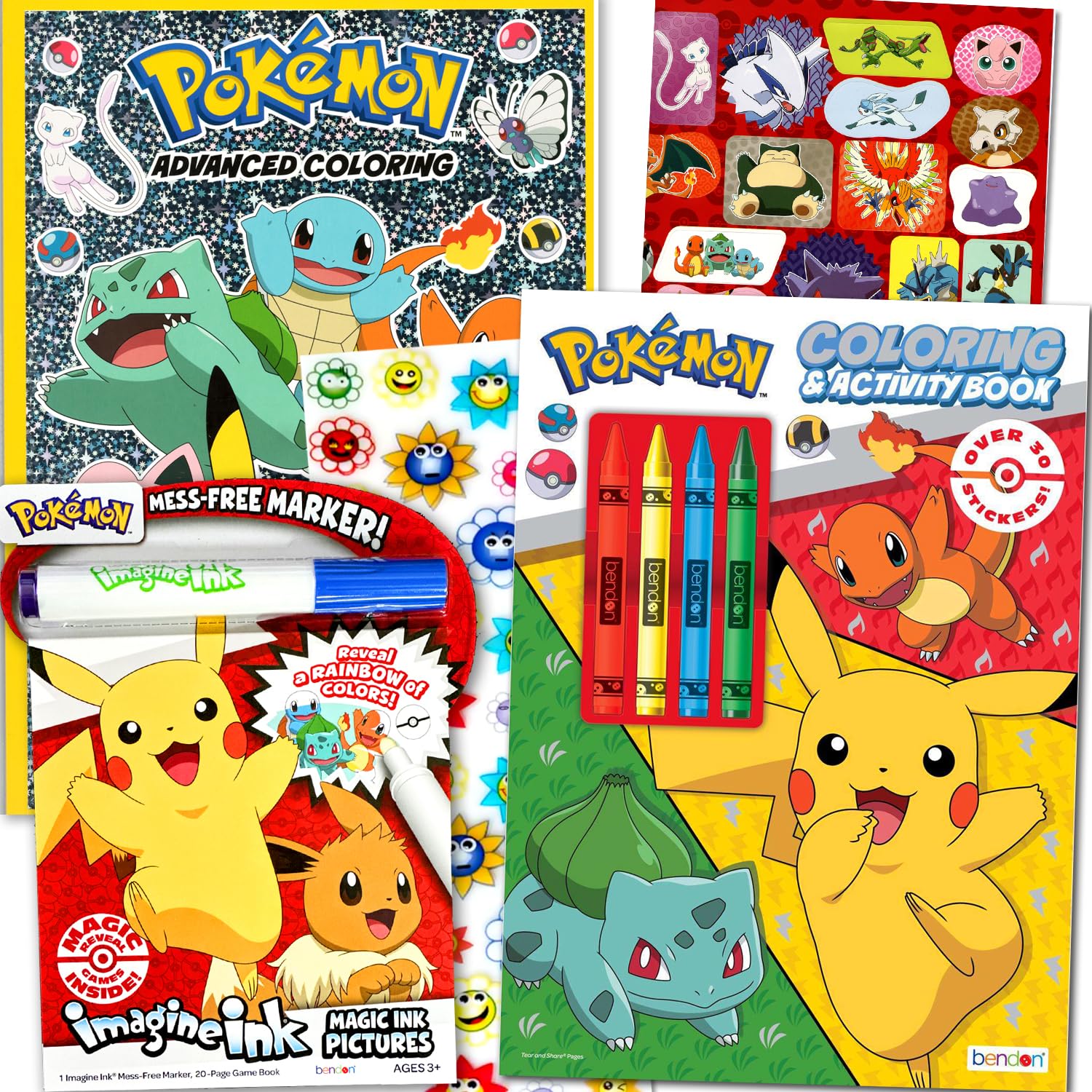 Save 50% on Pokemon Coloring Books Set for Kids - Image 1