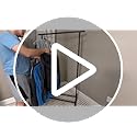 30% Off HYSEYY Rolling Clothes Rack, Portable Garment Rack - Image 8