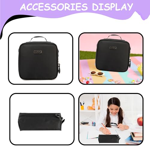Rolling Backpack for Girls 8-12 with Lunch Box & Pencil Case - Image 6