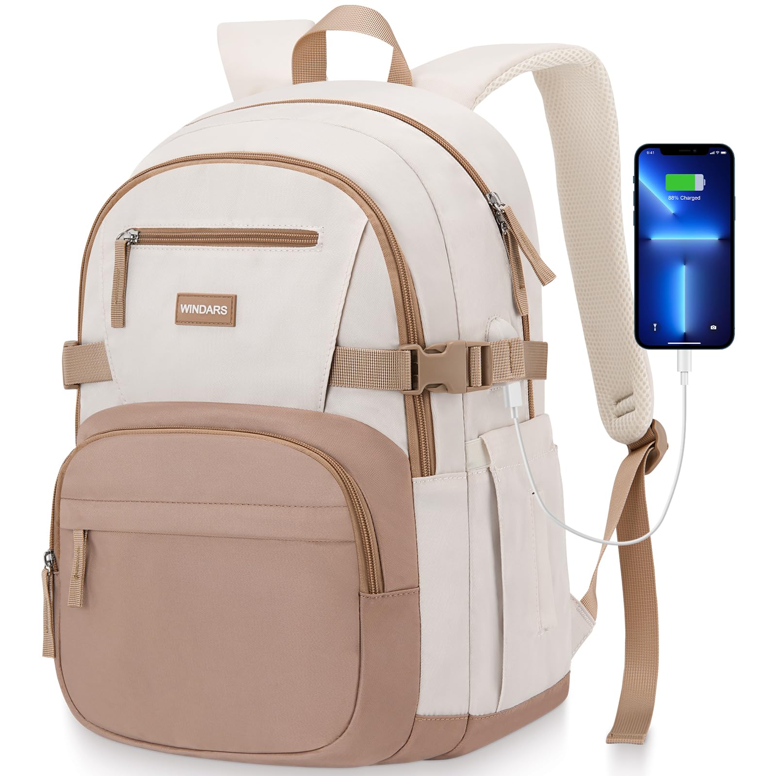 35% Off WINDARS Backpack for Girls with USB Port