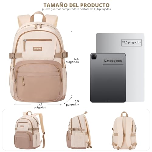 35% Off WINDARS Backpack for Girls with USB Port - Image 4