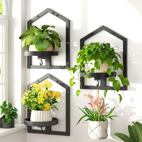 50% Off LASZOLA 3-Pack Wall Shelf Plant Holders - Image 2