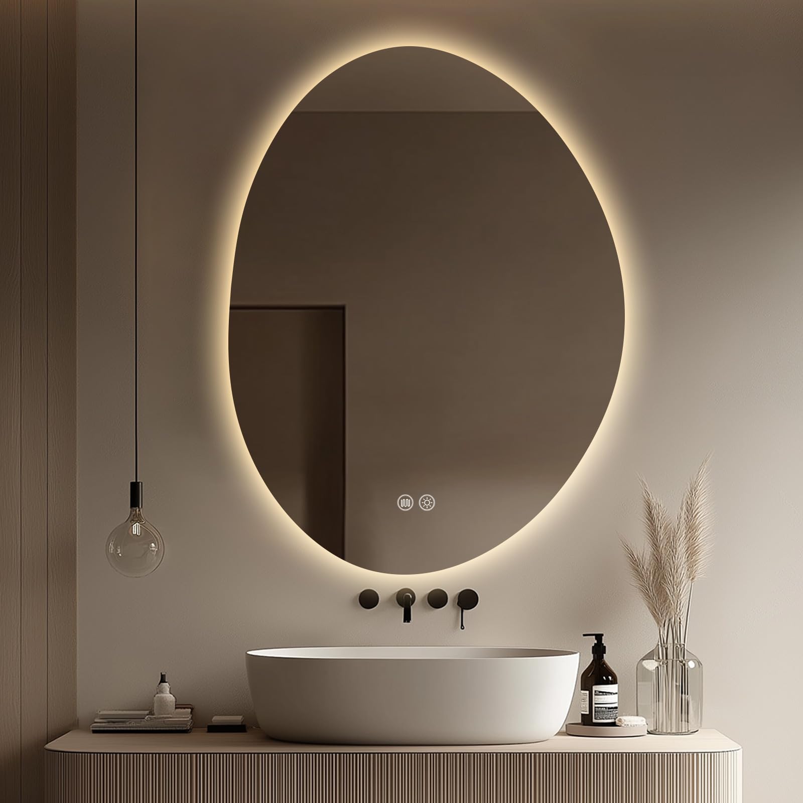 LED Bathroom Mirror with Lights, Now $64.99