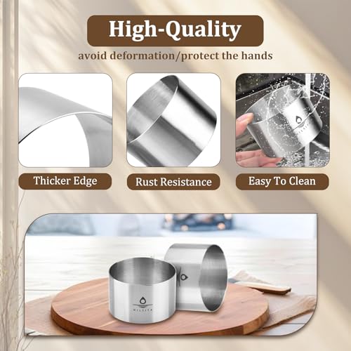 Save 53% on 4 Seamless Mousse Ring Molds for Baking - Image 5