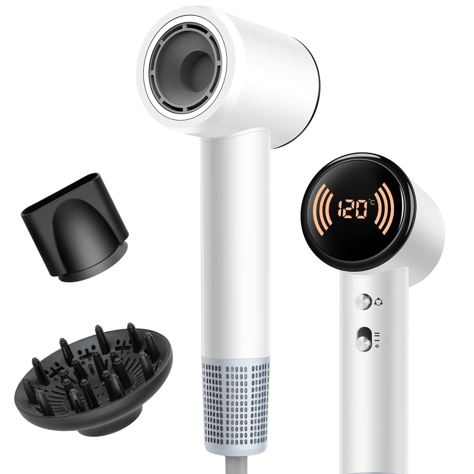 50% Off Ionic Hair Dryer with Diffuser - Fast Drying