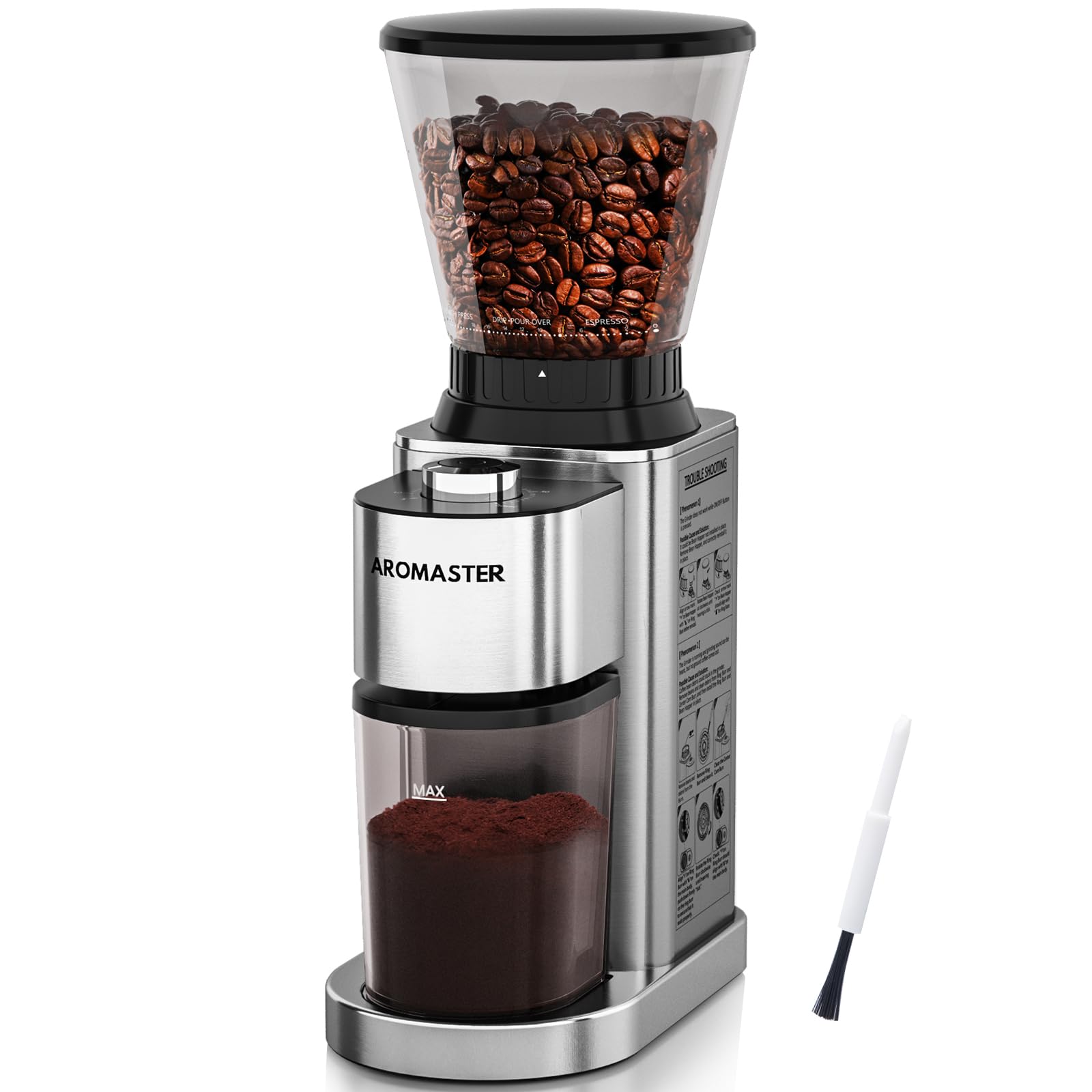43% Off Aromaster Conical Burr Coffee Grinder - 48 Settings - Image 1