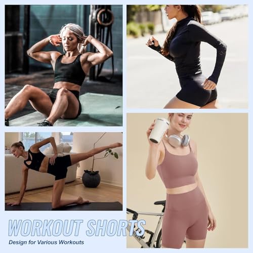 48% Off 3-Pack High Waisted Biker Shorts for Women - Image 6