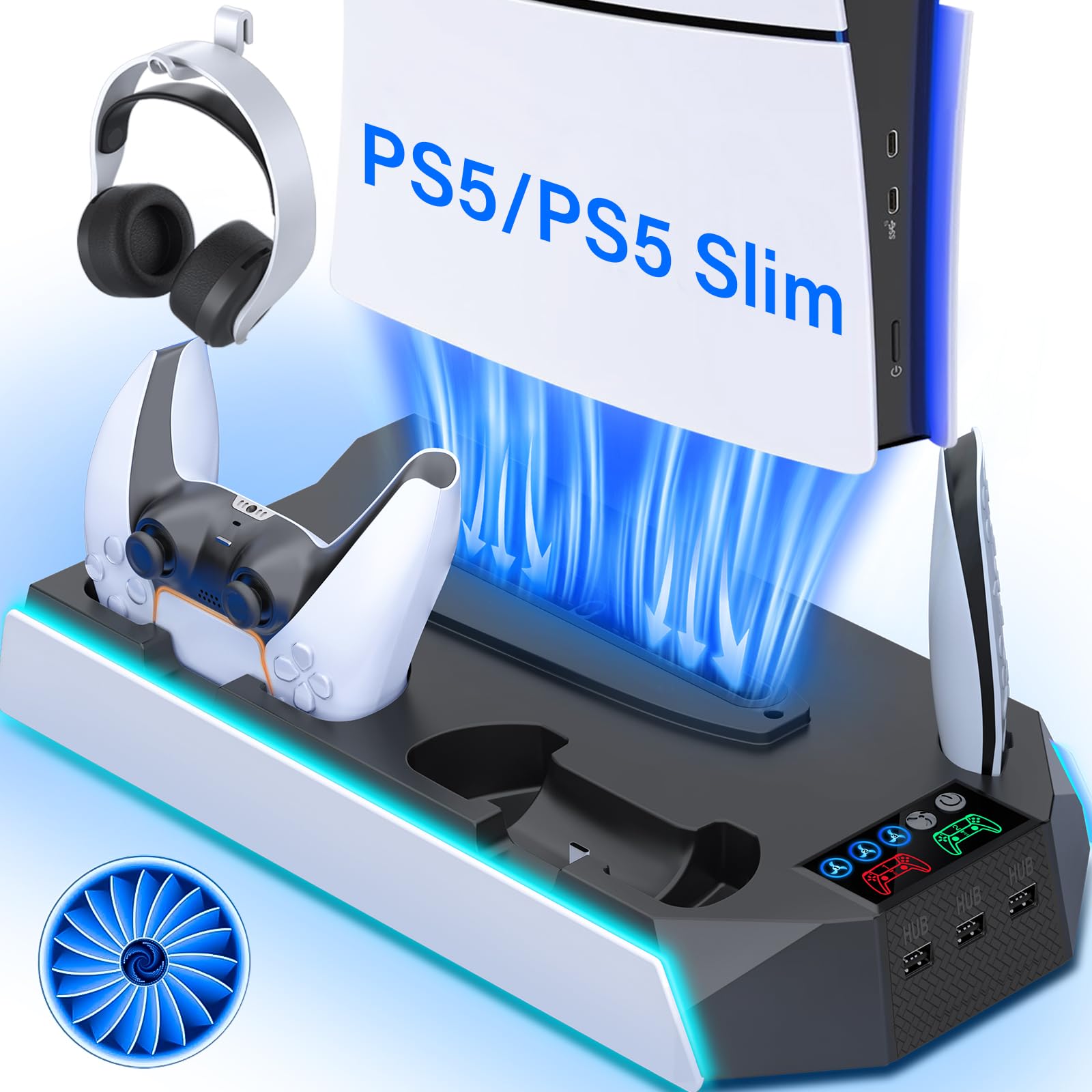 20% Off PS5 Slim Cooling Station & Controller Charger
