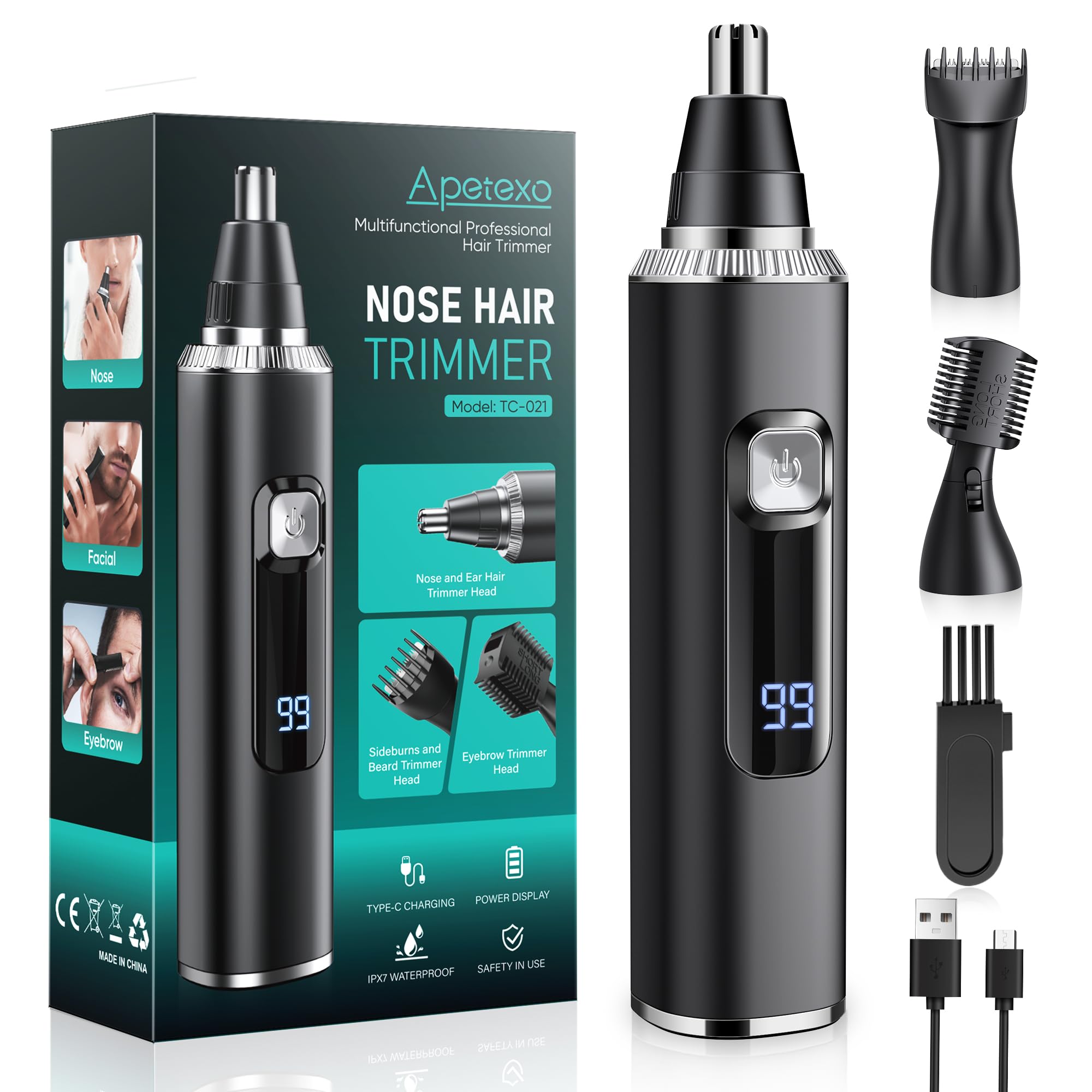 40% Off Apetexo Nose Hair Trimmer – Code UVVN59M6 - Image 1
