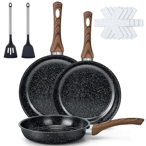 50% Off Frying Pan Set: 9-Piece Nonstick Skillets - Image 2