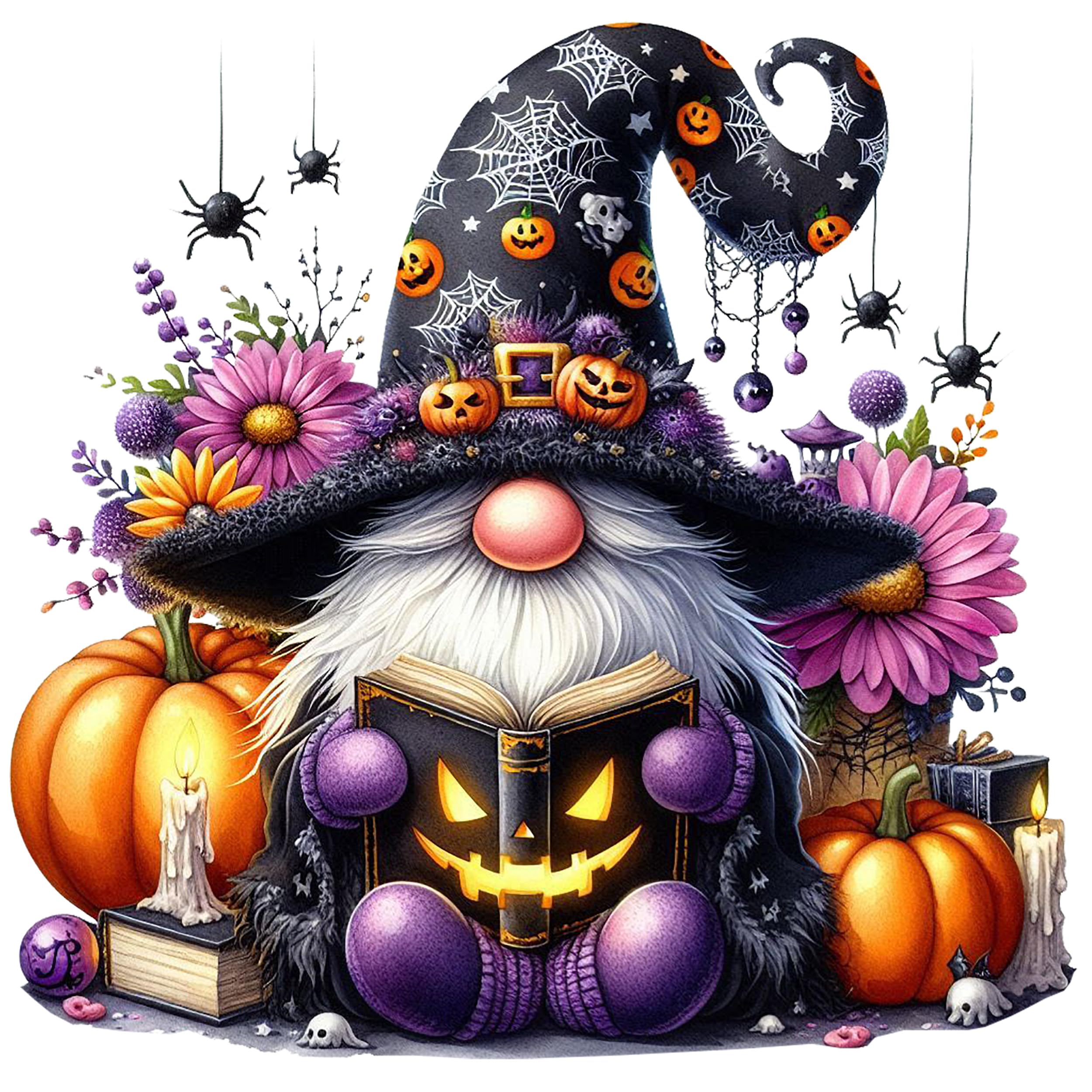 Halloween Gnome Diamond Painting Kit - Great Deal - Image 1
