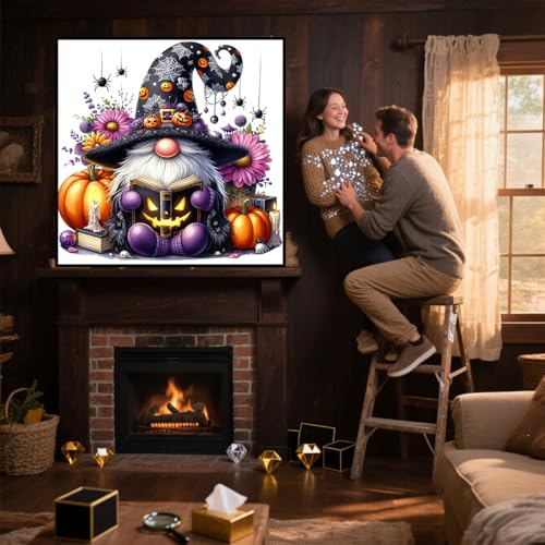 Halloween Gnome Diamond Painting Kit - Great Deal - Image 5