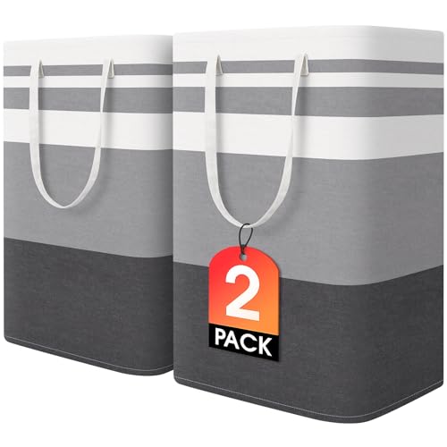 40% Off HomeHacks Large Waterproof Laundry Baskets (2-Pack)