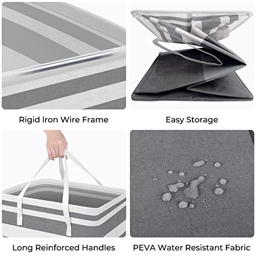 40% Off HomeHacks Large Waterproof Laundry Baskets (2-Pack) - Image 2