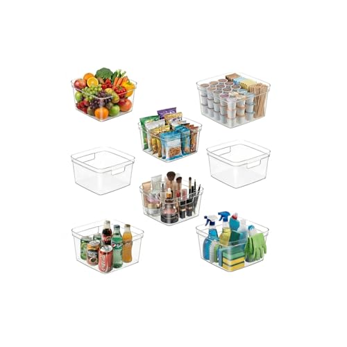 Save 49% on 8-Pack Clear Storage Bins with Code