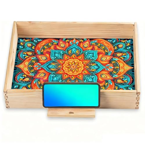 50% Off EWJRNSF Diamond Painting Wooden Tray Craft Kit