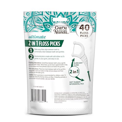 Save 7% on GuruNanda 2-in-1 Dental Floss Picks - Image 2