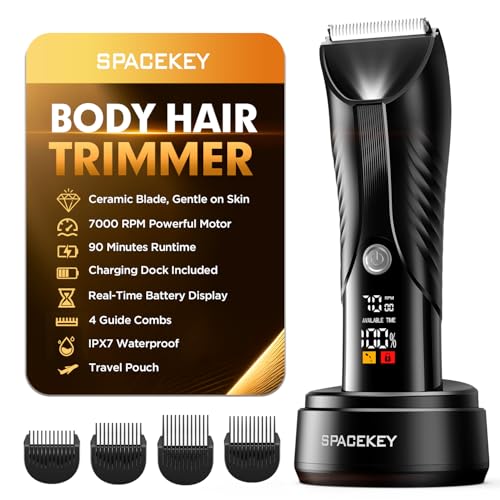 50% Off Spacekey Waterproof Body Groomer for Men