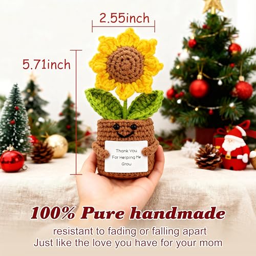 37% Off Mom Gift Set with Crochet Sunflower & Tumbler - Image 6