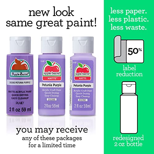 Apple Barrel Acrylic Paint in Berry Red 2 oz - Under $1 - Image 2