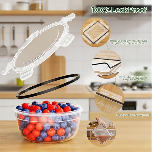 Save 30% on 62-Piece Airtight Food Storage Container Set - Image 4