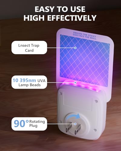 46% Off Mosiller Plug-in UV Insect Trap with 5 Glue Cards - Image 5