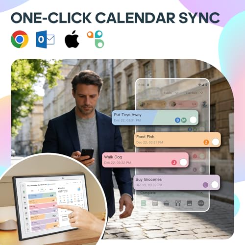 Save 40% on LQN 10.1" Smart Digital Family Calendar - Image 2