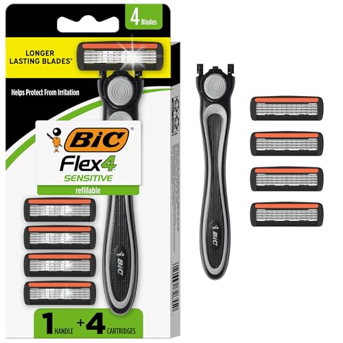 BIC Flex 4 Razors: 50% Off for Sensitive Skin Shaving