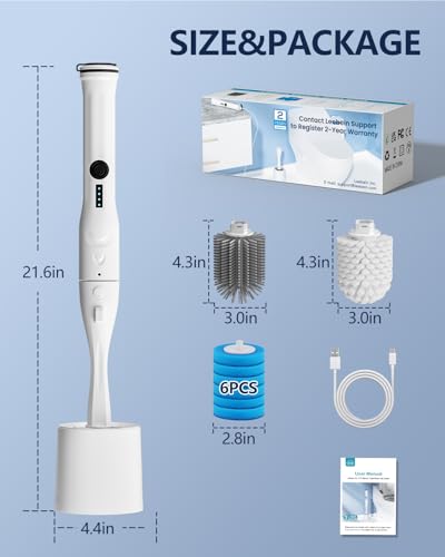 Save 50% on Leebein Electric Toilet Brush Cleaning Kit - Image 6