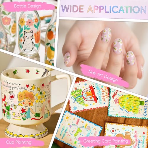 10% Off 12-Color Nail Art Pens for DIY Nail Designs - Image 2