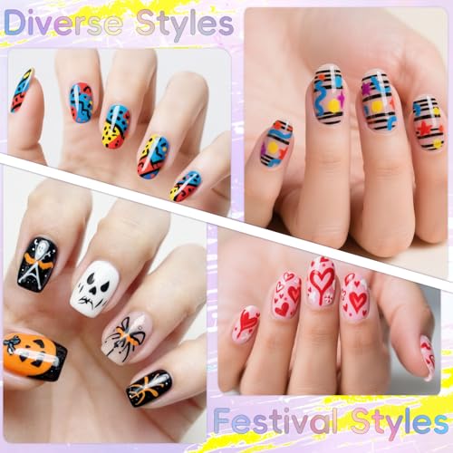10% Off 12-Color Nail Art Pens for DIY Nail Designs - Image 4