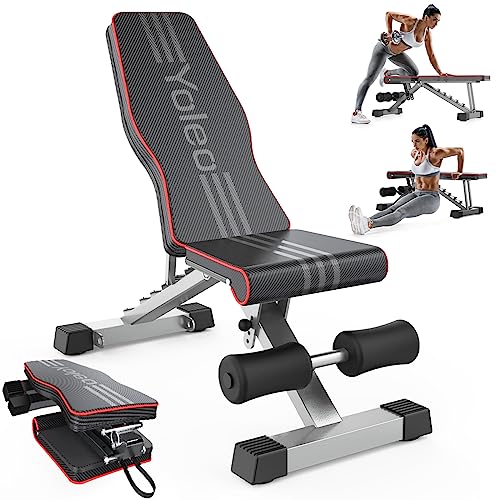 Save 18% on YOLEO Adjustable Weight Bench for Home Gym