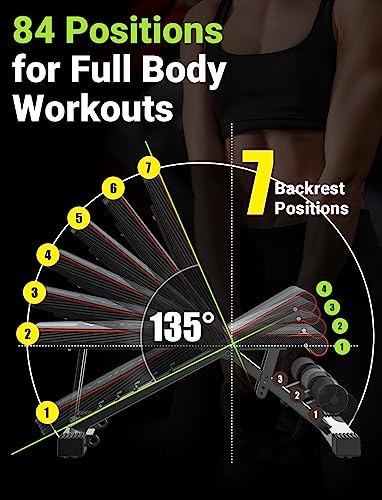 Save 18% on YOLEO Adjustable Weight Bench for Home Gym - Image 3