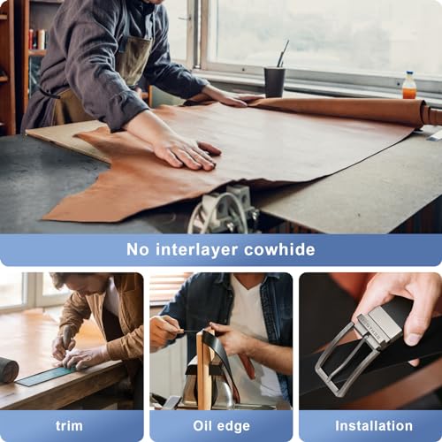 50% Off BESTKEE Men's Reversible Leather Belt - Image 3