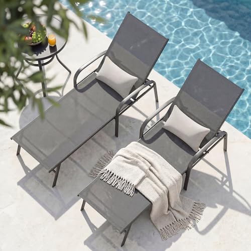 50% Off CHINNLUU Outdoor Chaise Lounge Chairs (2-Pack)