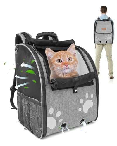 50% Off Lightweight Cat Carrier Backpack for Pets Up to 15 lbs