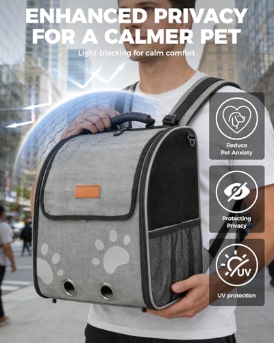 50% Off Lightweight Cat Carrier Backpack for Pets Up to 15 lbs - Image 4