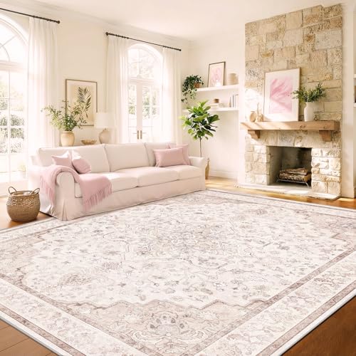 50% Off Marsail Washable Vintage Area Rug 8x10