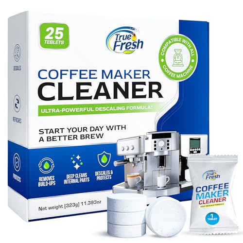 50% Off Coffee Maker Cleaner Tablets - 25 Count Descaler
