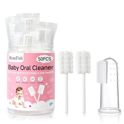 40% Off RoseFish Baby Tongue Cleaner with 50 Pieces