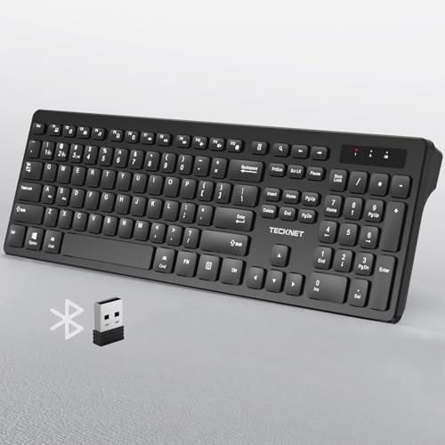 50% Off TECKNET Wireless Multi-Device Keyboard