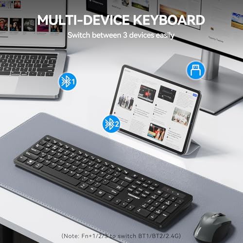 50% Off TECKNET Wireless Multi-Device Keyboard - Image 2