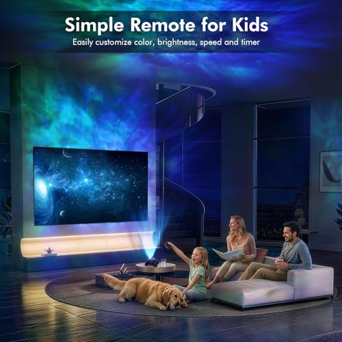 50% Off Rossetta Dual Lens Galaxy Star Projector Light - Image 5