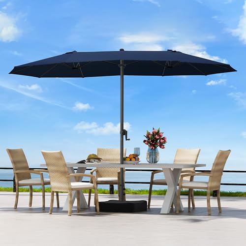 90% Off OLILAWN 15ft Patio Umbrella with Base Included